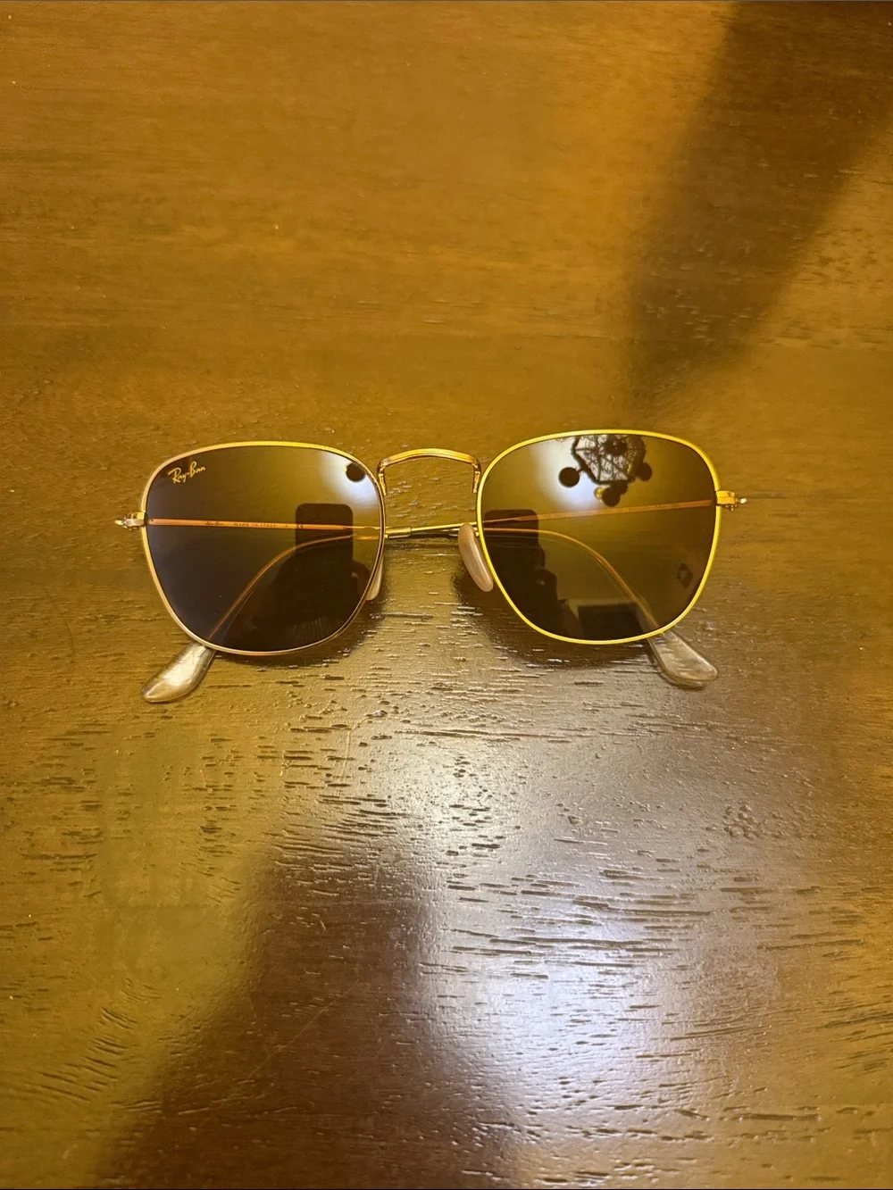 Ray-Ban Gold Frame aviator Sunglasses